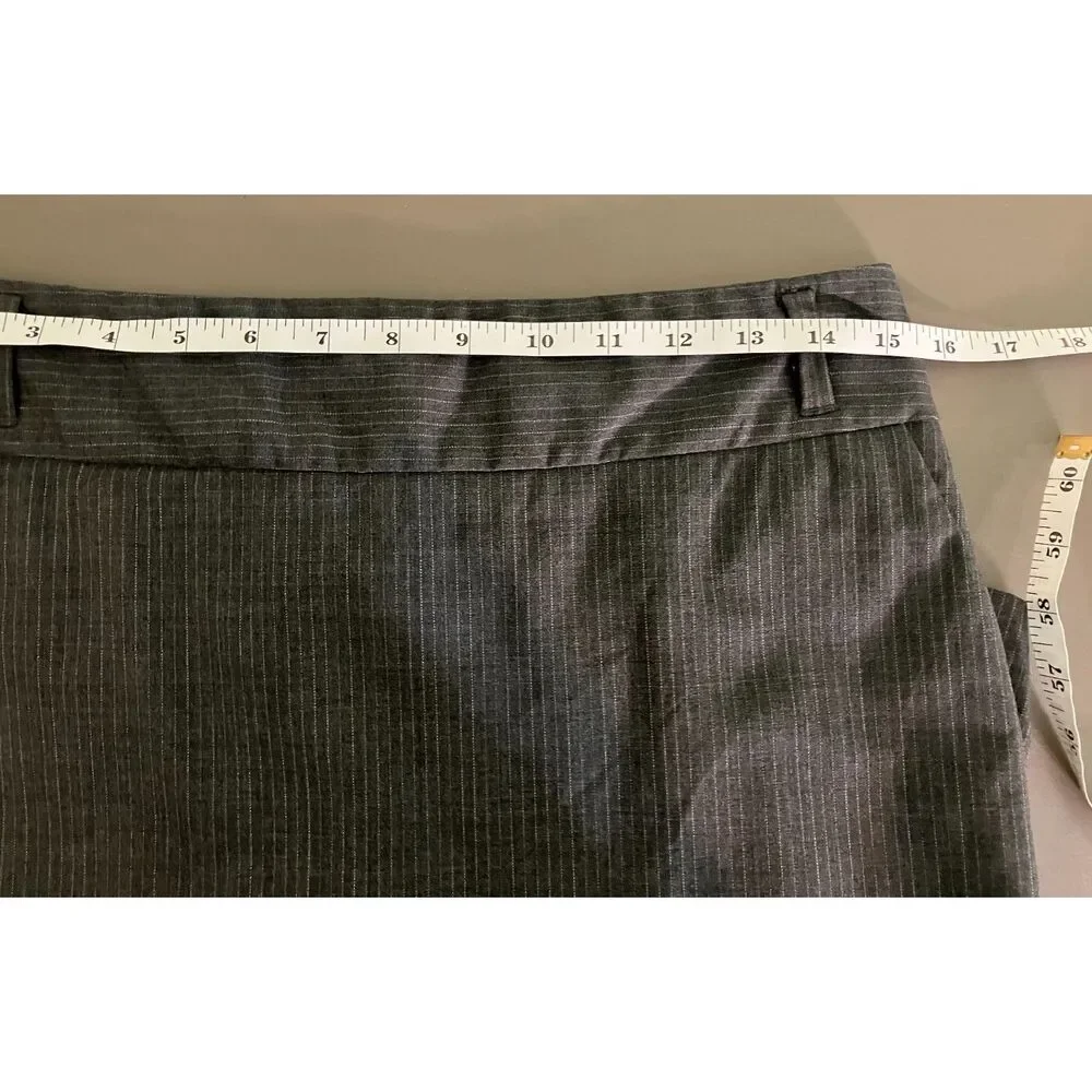 Banana Republic pin stripe fitted career wear mini skirt